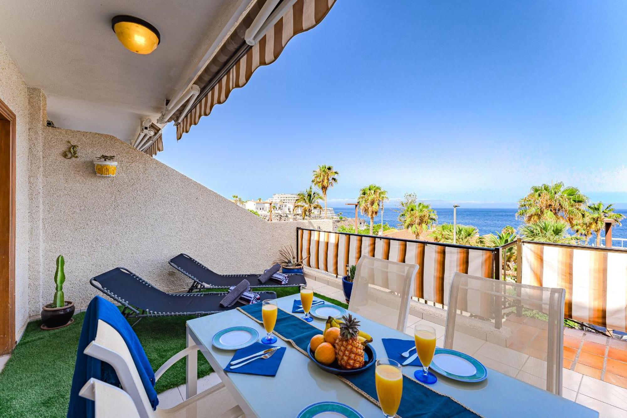 Sea View Apartment Deja Blue - Los Gigantes Пуерто де Сантяго Екстериор снимка