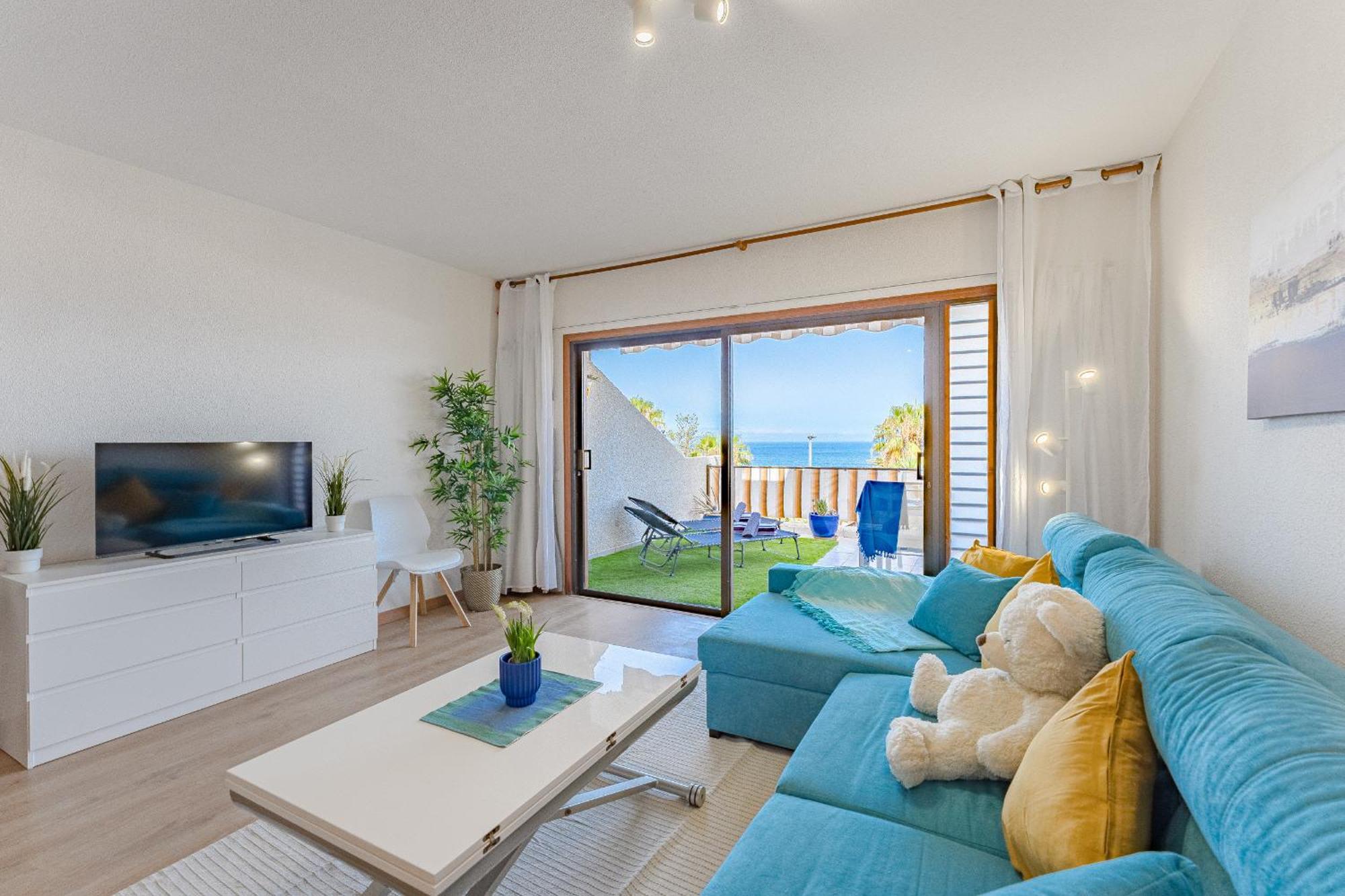 Sea View Apartment Deja Blue - Los Gigantes Пуерто де Сантяго Екстериор снимка